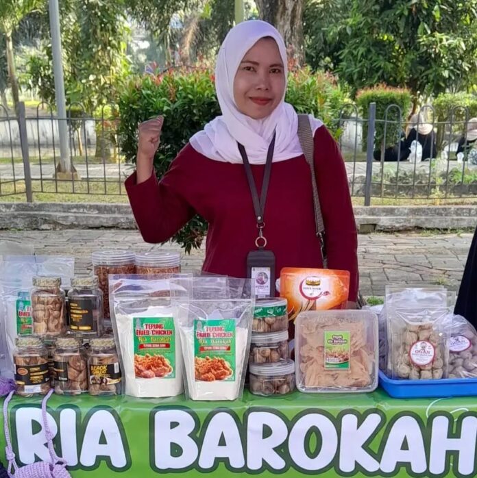 Jufriyah, pengusaha produk kuliner Ria Barokah. Foto: Ist.