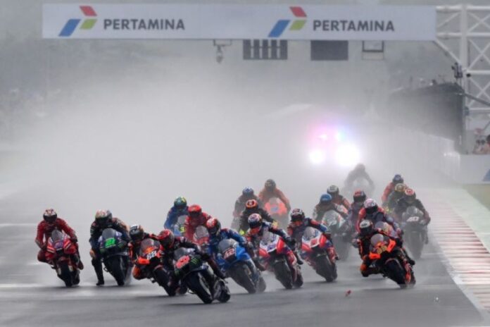 MotoGP seri Pertamina Grand Prix of Indonesia di Pertamina Mandalika International Street Circuit, Lombok Tengah, NTB. Foto: Antara.