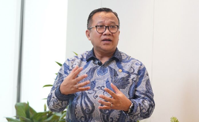 Kepala Eksekutif Pengawas Inovasi Teknologi Sektor Keuangan, Aset Keuangan Digital, dan Aset Kripto Otoritas Jasa Keuangan (OJK), Adi Budiarso. Foto: Investortrust/Elsid Arendra