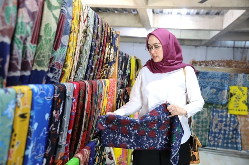 Ilustrasi batik Bangka-Belitung sebagai salah satu produk kreatif Indonesia. Foto: Antara.